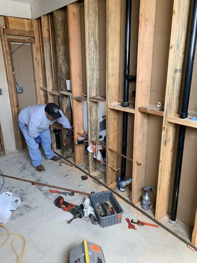 Commercial rough-in plumbing for Gas Line Repair in Elizabethport